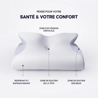 OrthoLuxe™ - Coussin d’Alignement Cervical